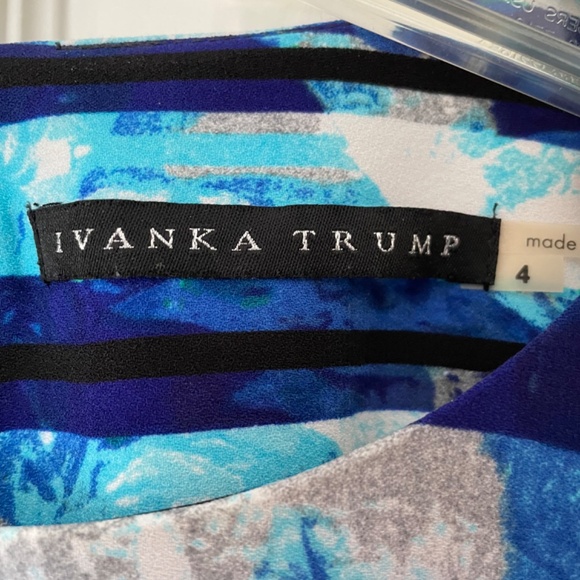 Ivanka Trump - printed sleeveless dress size 4 - Picture 3 of 3